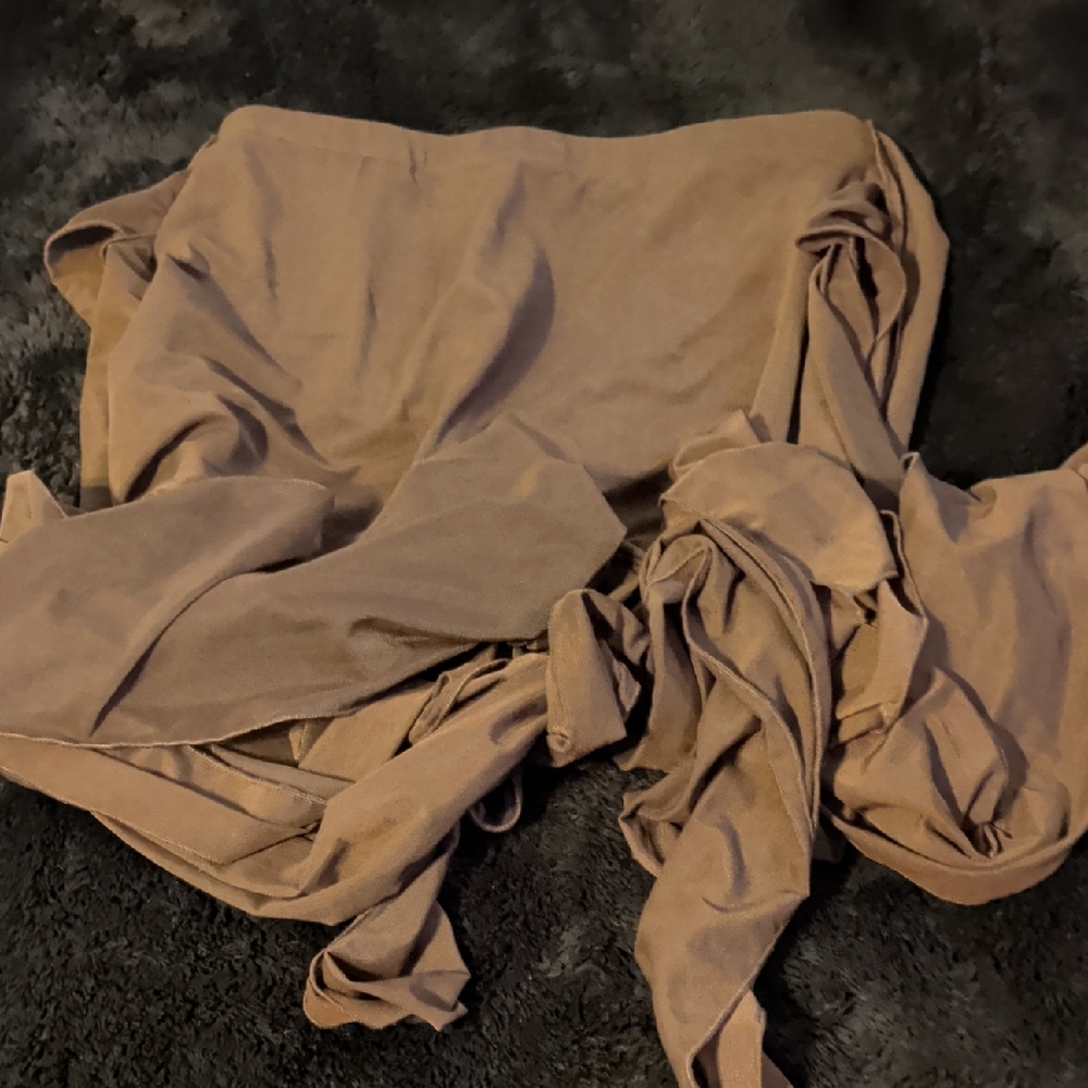 Kim Shui Brown High Low Skirt